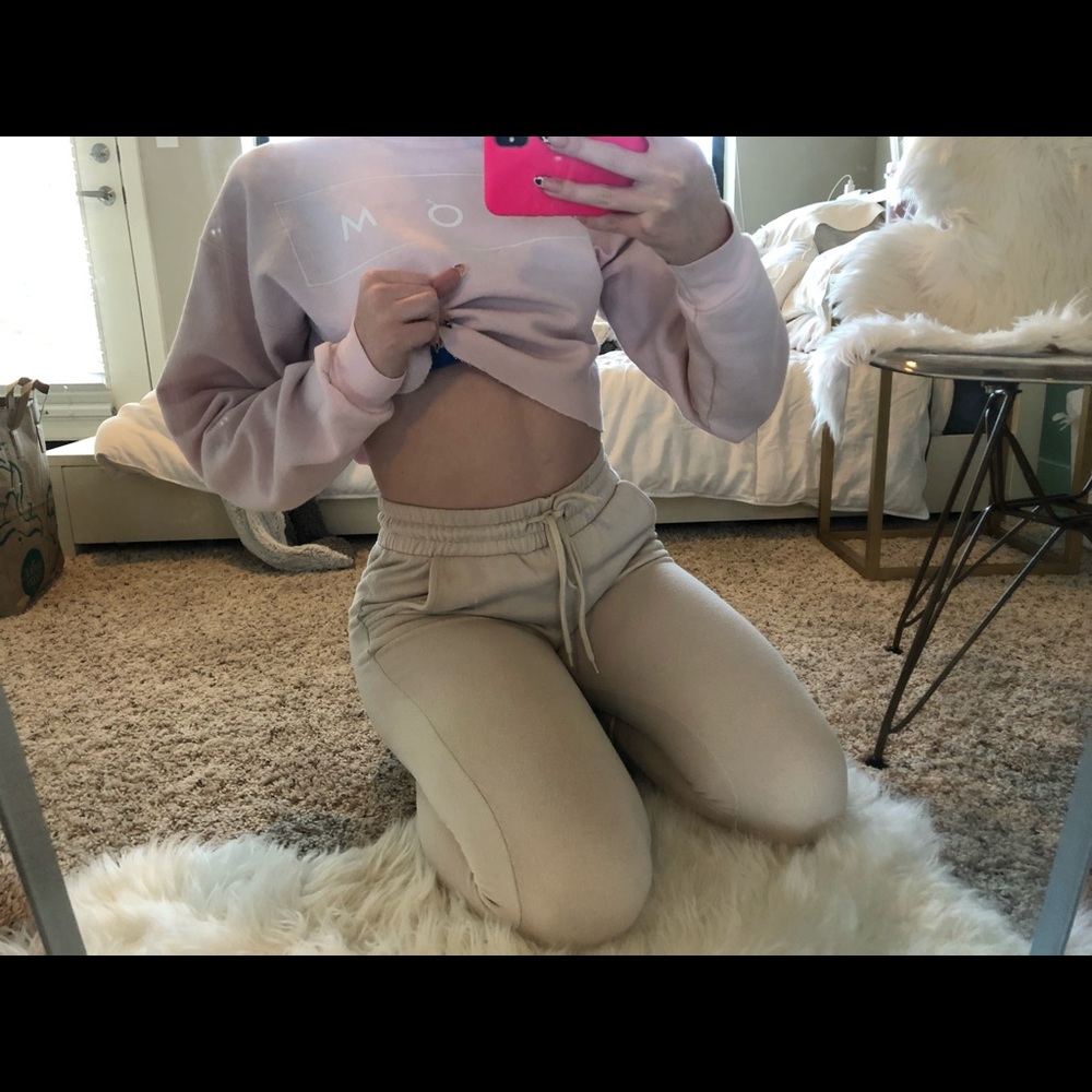 nude joggers